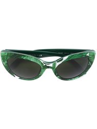 солнцезащитные очки  с растительным принтом Dolce &amp; Gabbana