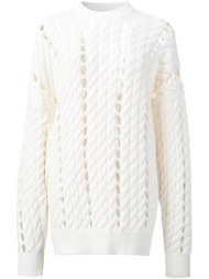 свитер открытой вязки Alexander Wang
