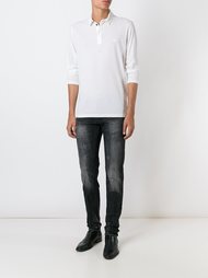 футболка-поло с длинными рукавами  Emporio Armani