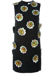 платье с цветочной аппликацией  Victoria Victoria Beckham