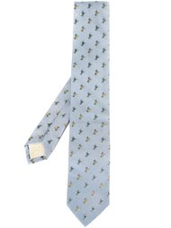 галстук с мелким узором Giorgio Armani Vintage