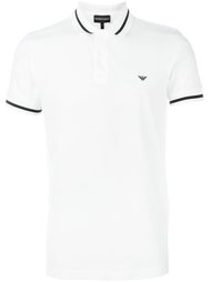 футболка-поло с контрастной окантовкой  Emporio Armani