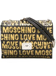 сумка на плечо с логотипом  Love Moschino
