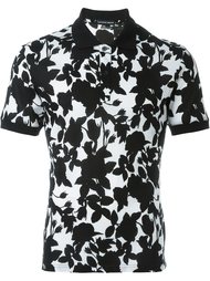 футболка-поло с цветочным принтом Alexander McQueen