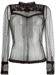 прозрачная блузка  Red Valentino