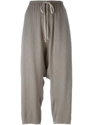 фактурные укороченные брюки Rick Owens