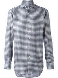 рубашка в клетку Kiton