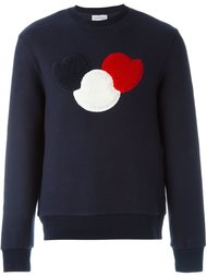 толстовка с бляшкой с логотипом Moncler