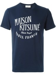 футболка с принтом-логотипом Maison Kitsuné