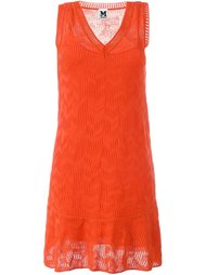 трикотажное платье с V-образным вырезом M Missoni
