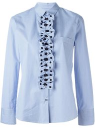 полосатая рубашка с оборками в горошек Ps By Paul Smith