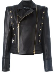 байкерская куртка  Balmain