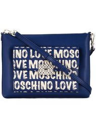 сумка-тоут с логотипом  Love Moschino