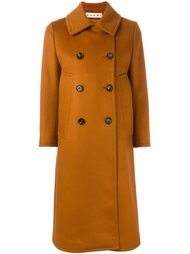 двубортное пальто средней длины  Marni