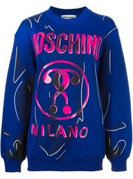 толстовка с логотипом  Moschino