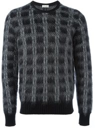 свитер в клетку  Saint Laurent