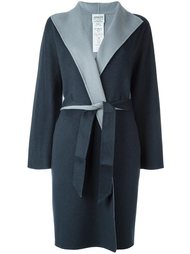 пальто с контрастными лацканами  Armani Collezioni