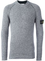 джемпер в рубчик с логотипом Stone Island