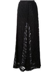 брюки зигзагообразной вязки   Missoni