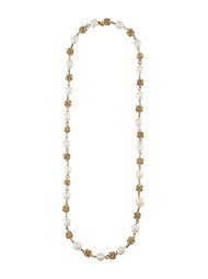 ожерелье с жемчужинами и узелками Chanel Vintage