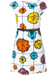 платье с цветочным принтом Moschino
