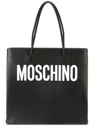 сумка-тоут с логотипом  Moschino