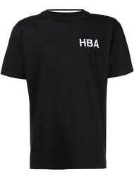 футболка с вышитым логотипом  Hood By Air