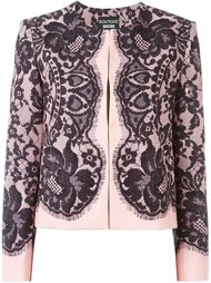 жакет с кружевным принтом  Boutique Moschino