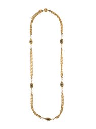 колье из двойных нитей Chanel Vintage