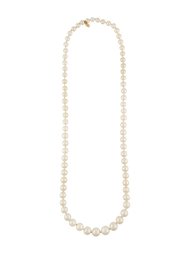длинное ожерелье из искусственного жемчуга Chanel Vintage