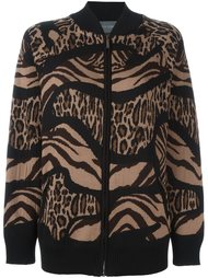 свитер с зебровым принтом  Alberta Ferretti