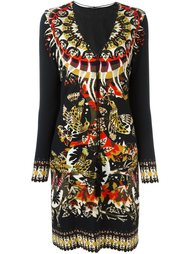 платье с этническим принтом Roberto Cavalli
