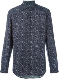 рубашка с цветочным принтом   Z Zegna