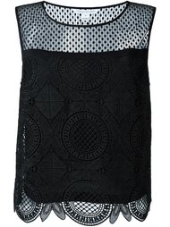 кружевной топ Diane Von Furstenberg