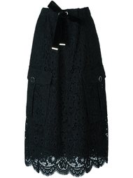 кружевная юбка миди Twin-Set