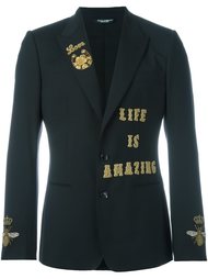 блейзер 'Life is amazing'  Dolce &amp; Gabbana