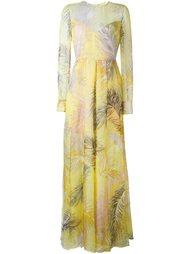 платье с узором в виде перьев Emilio Pucci