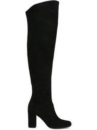сапоги на массивном каблуке  Saint Laurent