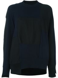лоскутный свитер  Sacai
