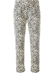 джинсы с леопардовым принтом   Stella McCartney