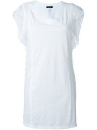 платье-футболка с кружевными деталями  Twin-Set