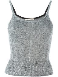 lurex knitted camisole Christopher Kane