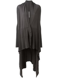 длинный кардиган с драпировкой Rick Owens