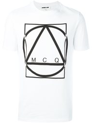 футболка с геометрическим принтом McQ Alexander McQueen