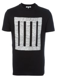 футболка с принтом квадрата McQ Alexander McQueen