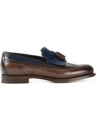 броги с кисточками  Santoni