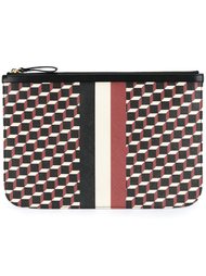 клатч с геометрическим принтом Pierre Hardy