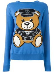 джемпер с принтом плюшевого медведя Moschino