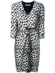 платье с леопардовым принтом Blumarine