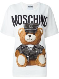 футболка с принтом trompe-l'œil Moschino